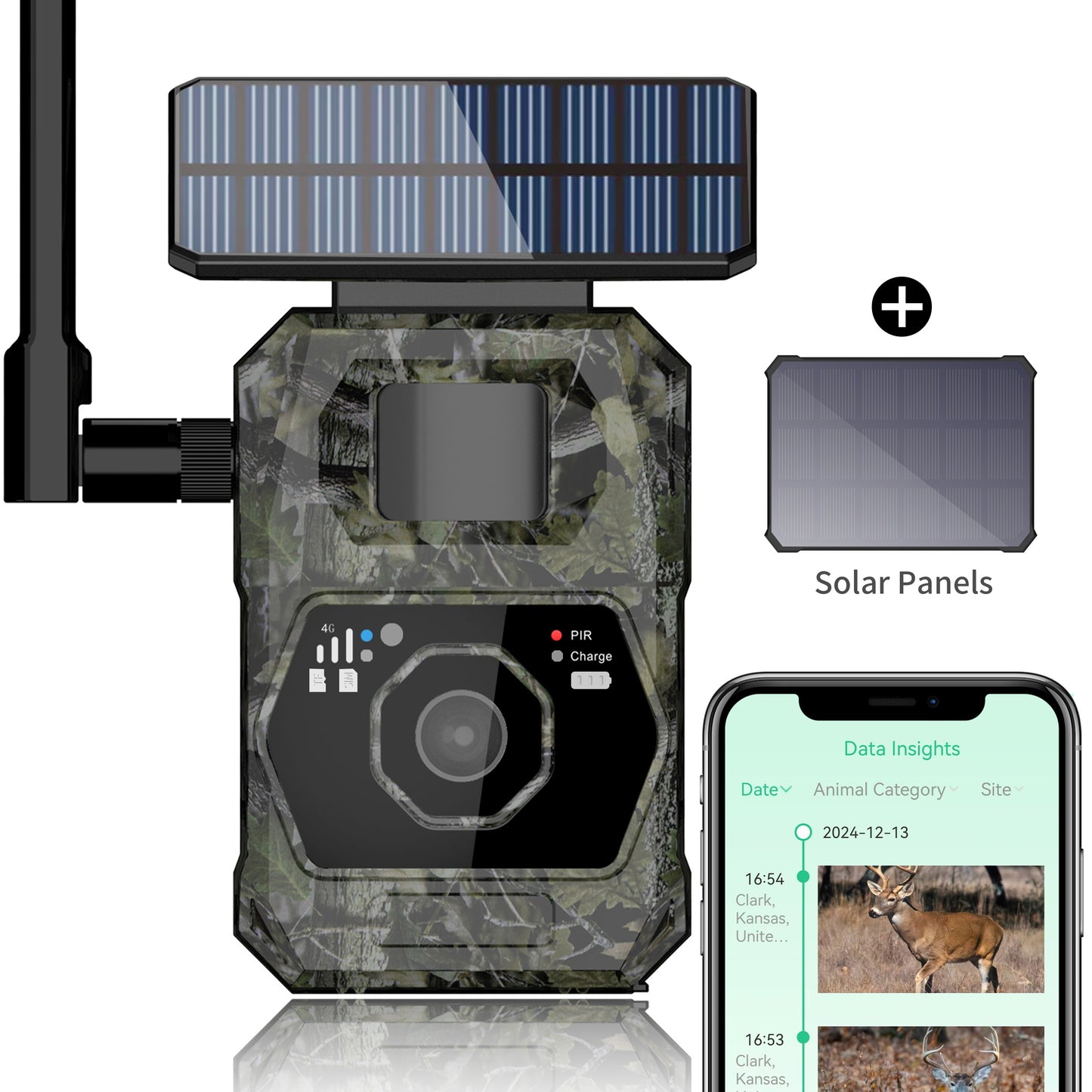 The Solar 4G AI Trail Camera DNNinCam IV-TC21