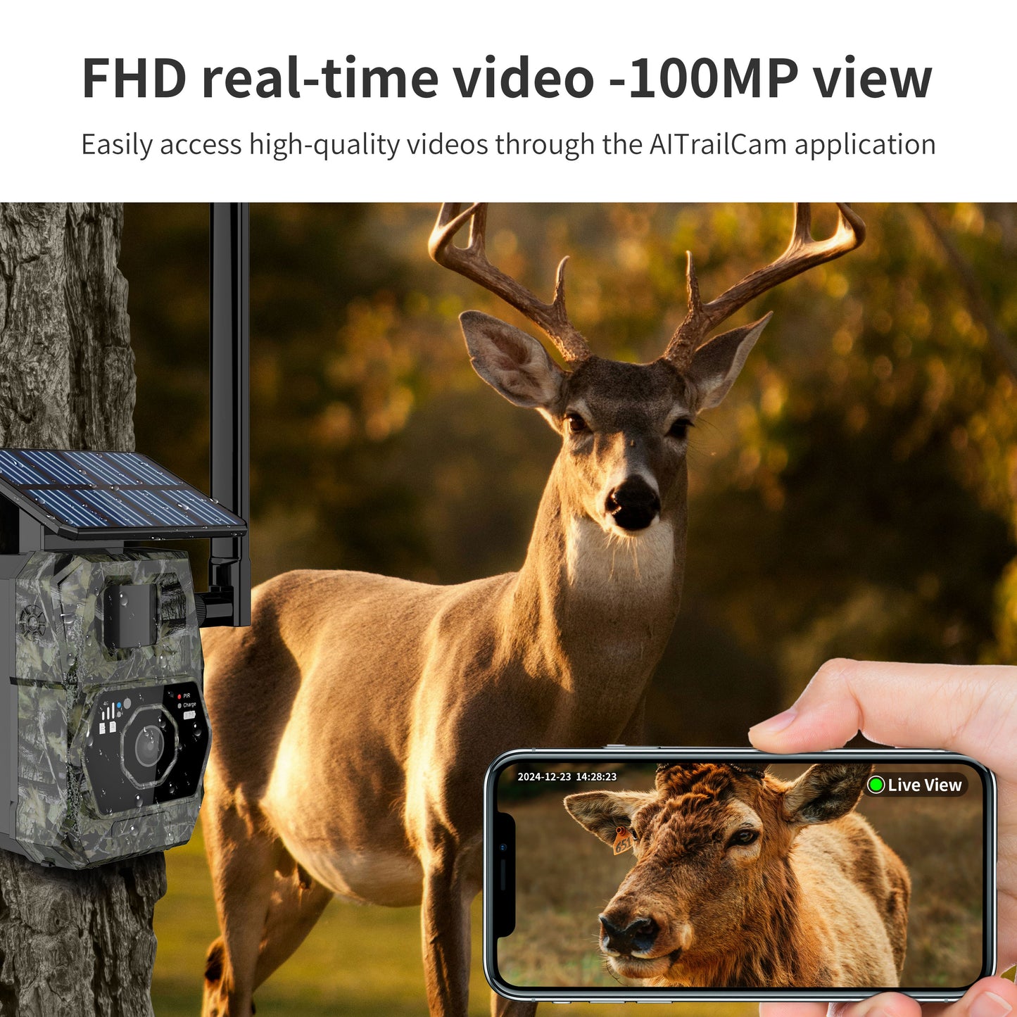 The Solar 4G AI Trail Camera DNNinCam IV-TC21