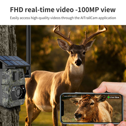 The Solar 4G AI Trail Camera DNNinCam IV-TC21