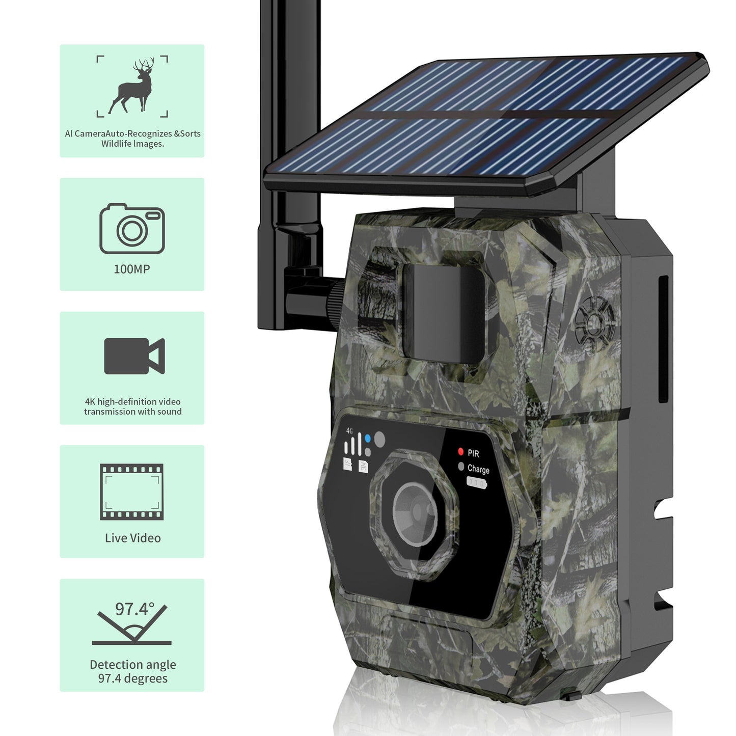 The Solar 4G AI Trail Camera DNNinCam IV-TC21